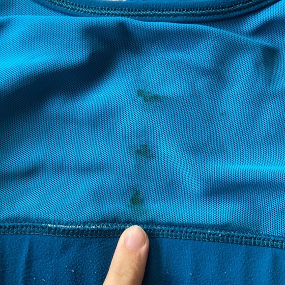 Lululemon teal flow Y bra light support - Picture 7 of 7